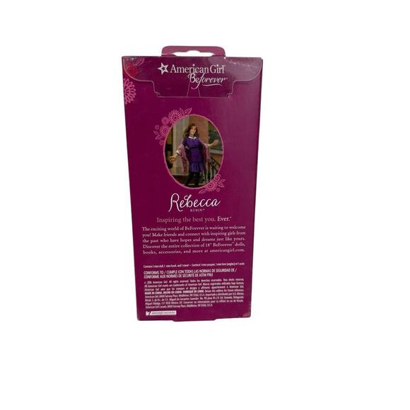 American Girl REBECCA RUBIN 2016 Special Edition Mini 6" Doll with Outfit & Book - Picture 3 of 6